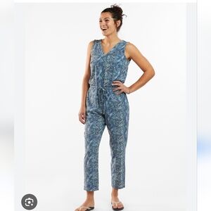 Toad & Co Crusher Sleeveless Jumpsuit Size M